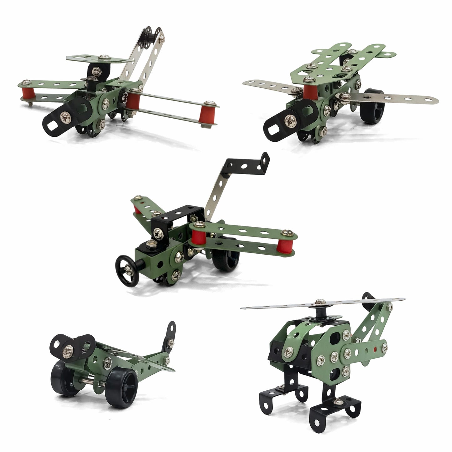 Chanak 91 Pcs STEM Aviation Vehicle Building Kit for Kids 8+ Years | Engineering Construction Set with Tools – BIS Approved