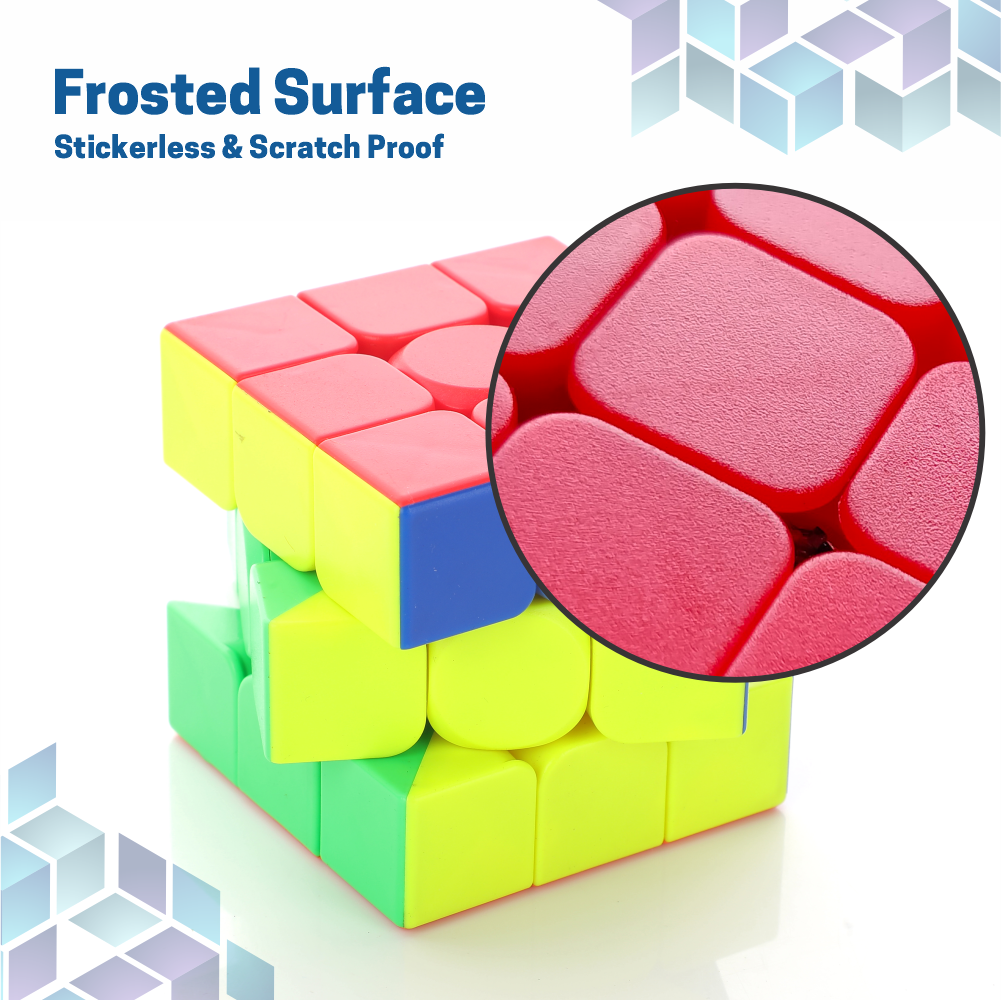 Chanak 3x3 Speed Cube for Kids & Adults 6+ Years | Stickerless Puzzle Cube – BIS Approved
